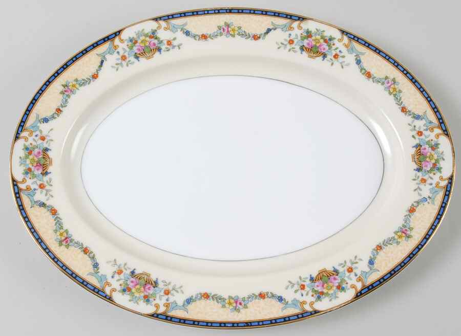 Mercedes 11" Oval Serving Platter by Noritake-1