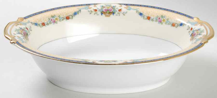 Mercedes 9" Oval Vegetable Bowl by Noritake-1
