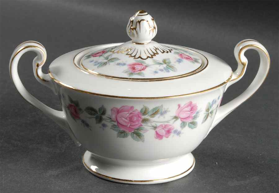 Merida Sugar Bowl & Lid by Noritake-1