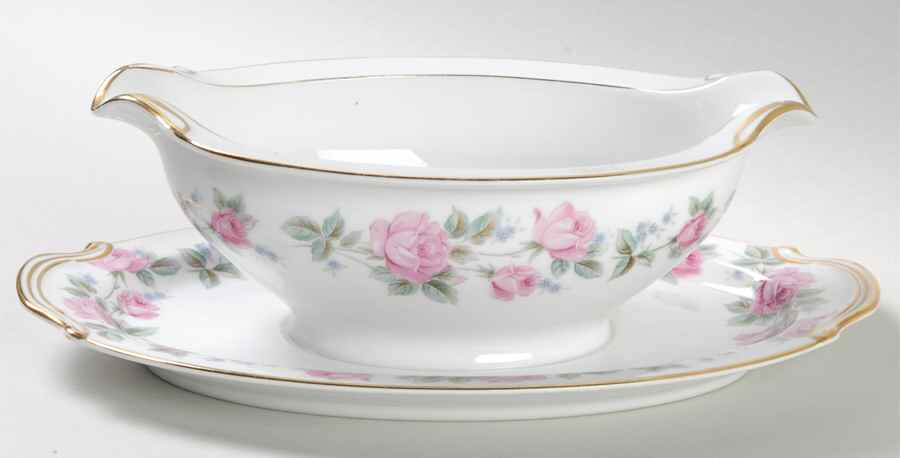Merida Gravy Boat with Attached Underplate by Noritake-1