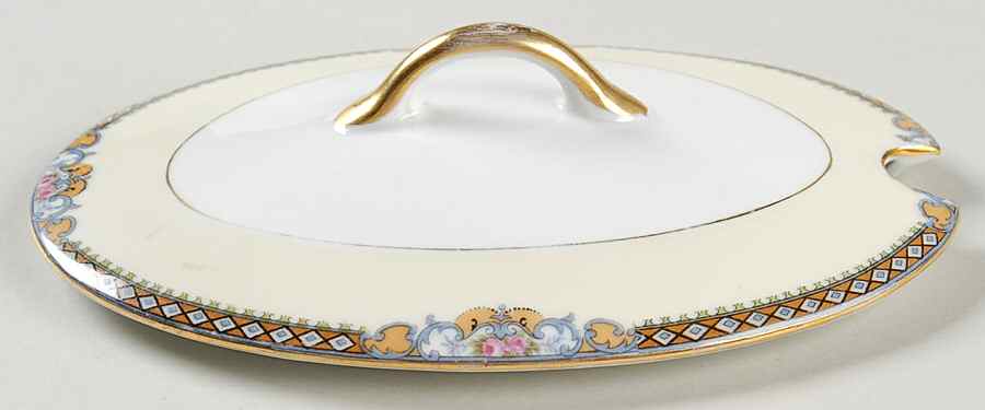 Meringo Lid for Sauce Boat with Attached Underplate by Noritake-1