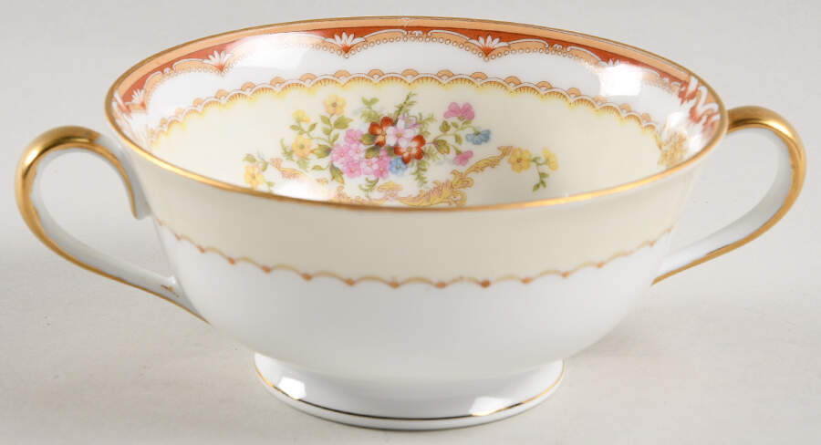 Merle Footed Cream Soup Bowl by Noritake-1