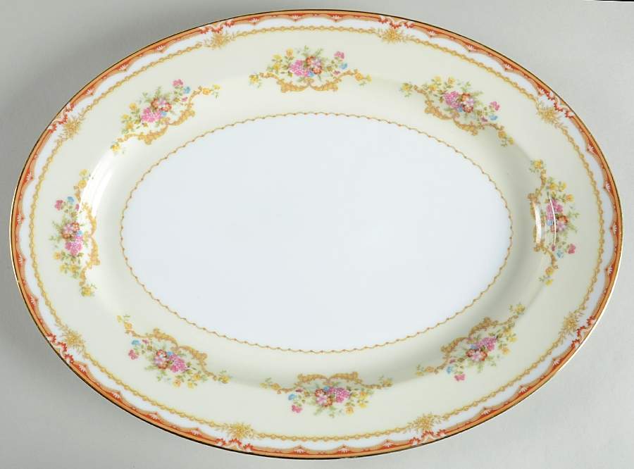 Merle 16" Oval Serving Platter by Noritake-1