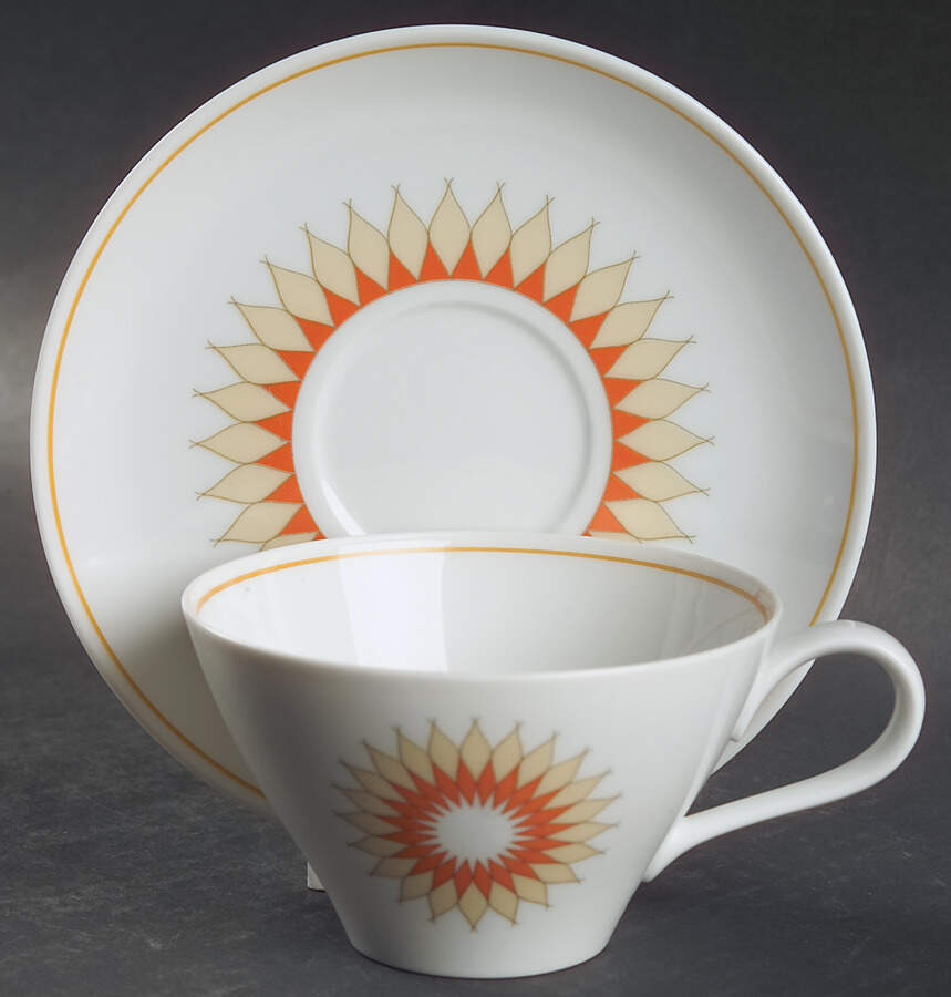 Mesa Footed Cup & Saucer Set by Noritake-1