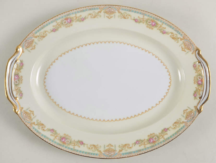 Messina 11" Oval Serving Platter by Noritake-1