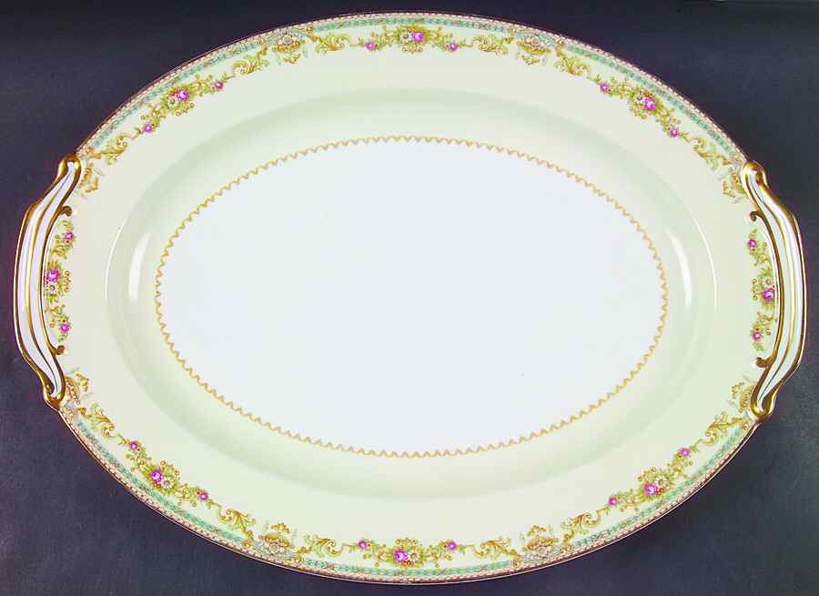 Messina 16" Oval Serving Platter by Noritake-1