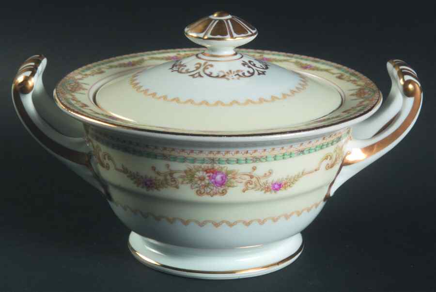 Messina Sugar Bowl & Lid by Noritake-1
