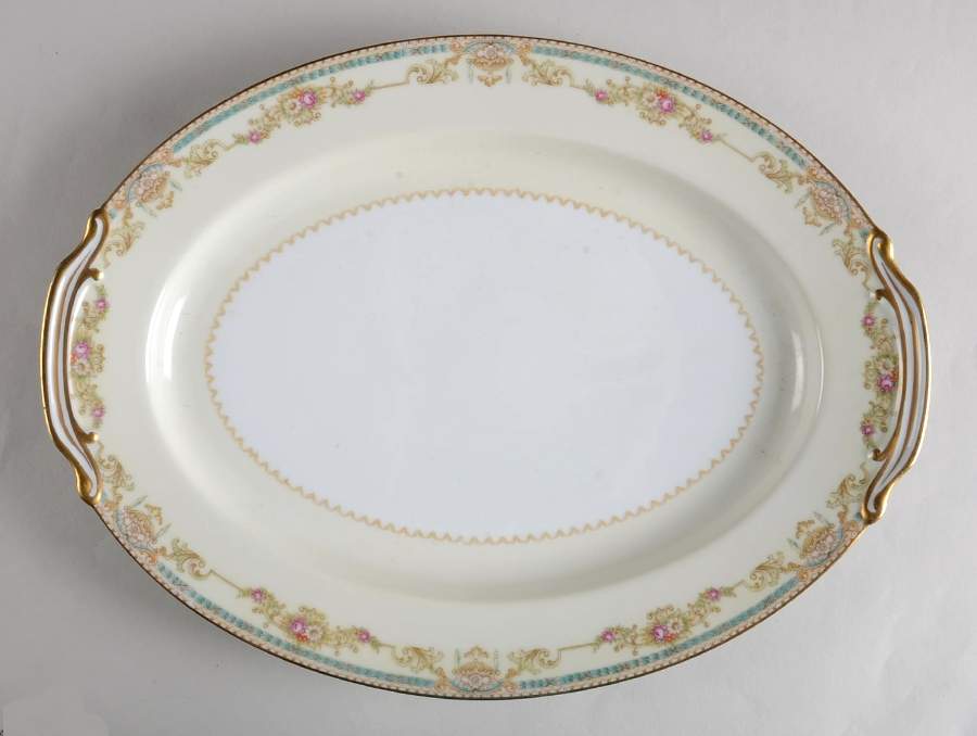 Messina 13" Oval Serving Platter by Noritake-1