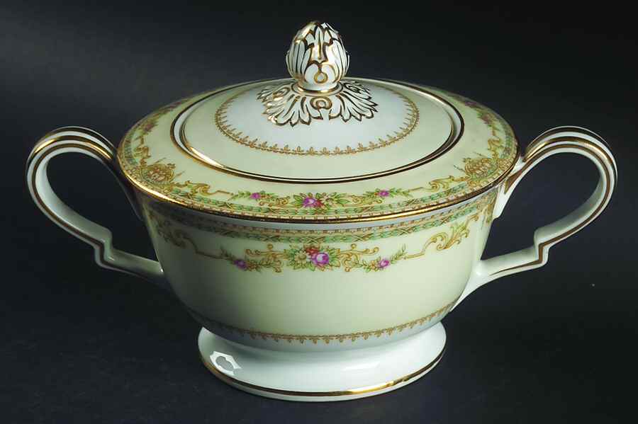 Messina Sugar Bowl & Lid by Noritake-1