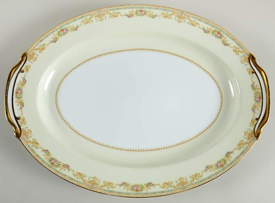 Messina 16" Oval Serving Platter by Noritake-1