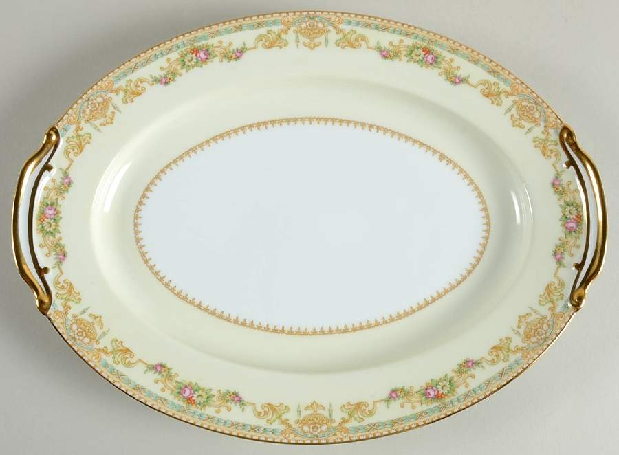 Messina 11" Oval Serving Platter by Noritake-1