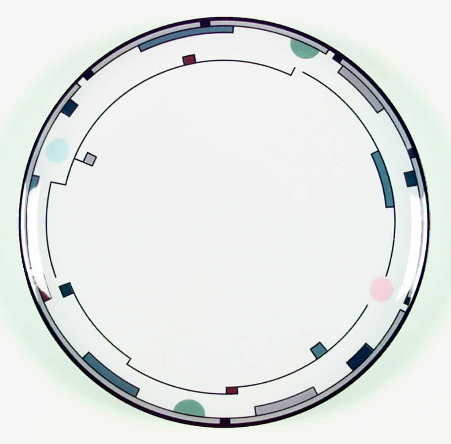 Metronome Dinner Plate by Noritake-1