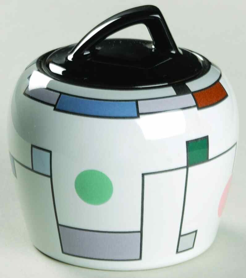 Metronome Sugar Bowl & Lid by Noritake-1