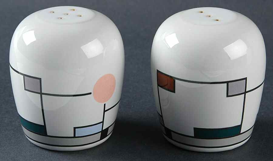 Metronome Salt & Pepper Set by Noritake-1