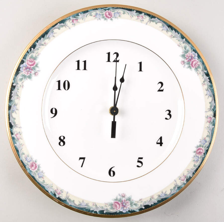Mi Amor 1-2" depth  Clock Plate HC by Noritake-1