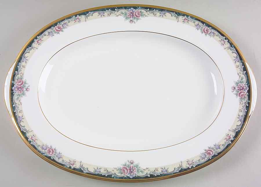 Mi Amor 16" Oval Serving Platter by Noritake-1