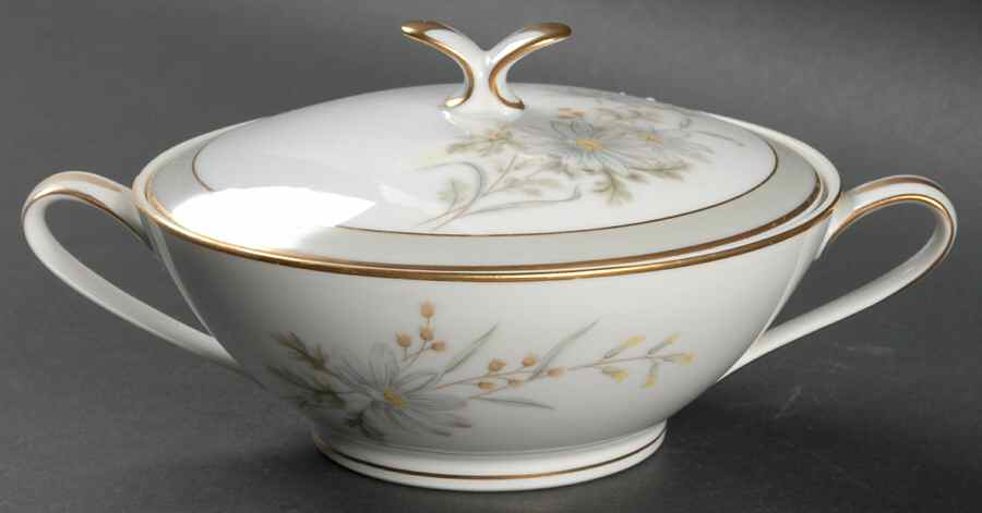 Michelle Sugar Bowl & Lid by Noritake-1