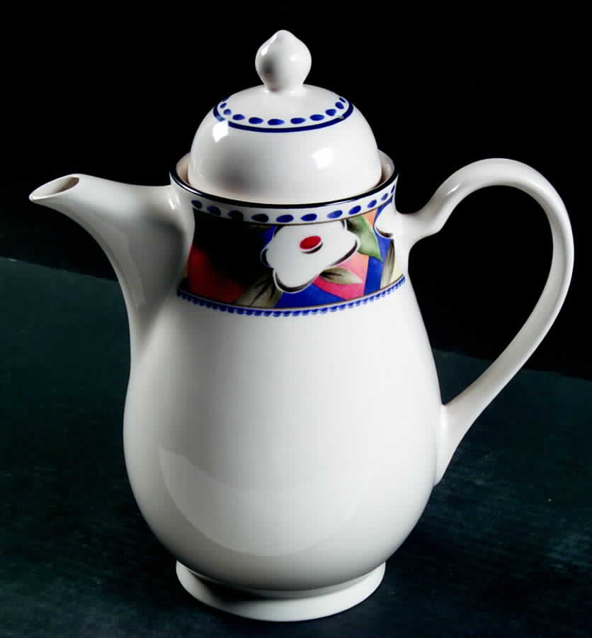 Midnight Fest Tea/Coffee Pot & Lid by Noritake-1