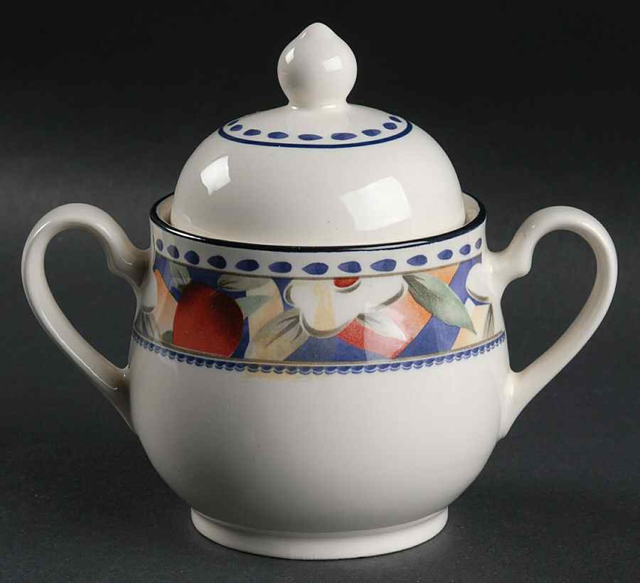Midnight Fest Sugar Bowl & Lid by Noritake-1