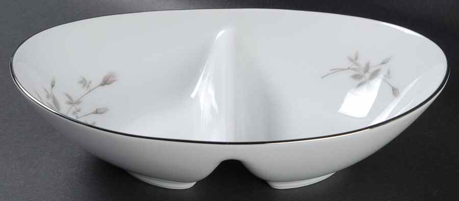 Mignon 10" Oval Divided Vegetable Bowl by Noritake-1