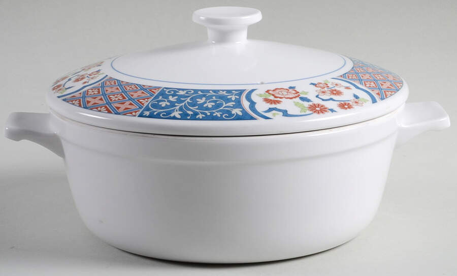 Ming Garden 1.75 Qt Round Covered Casserole by Noritake-1