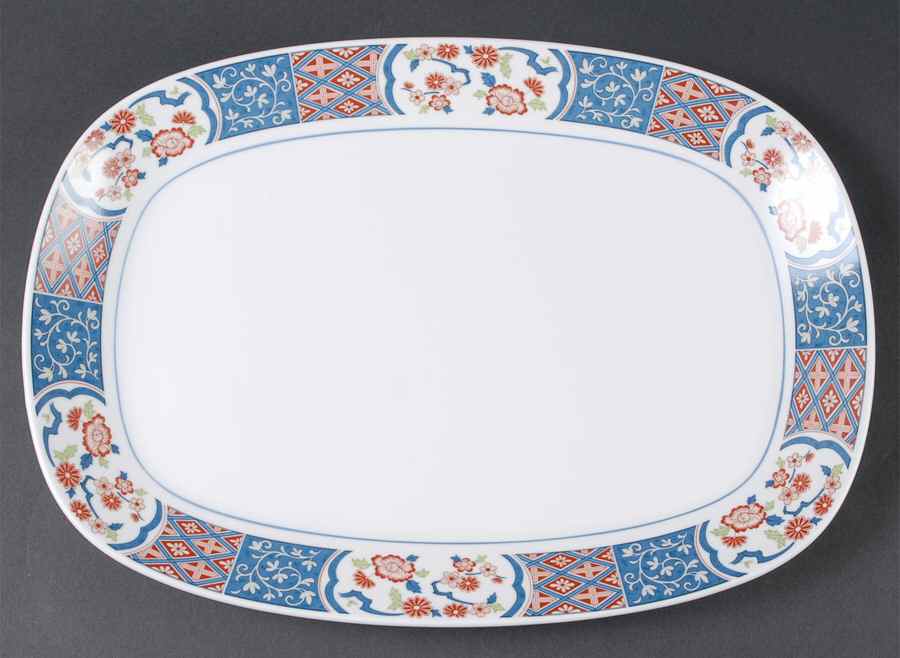 Ming Garden 15" Oval Serving Platter by Noritake-1