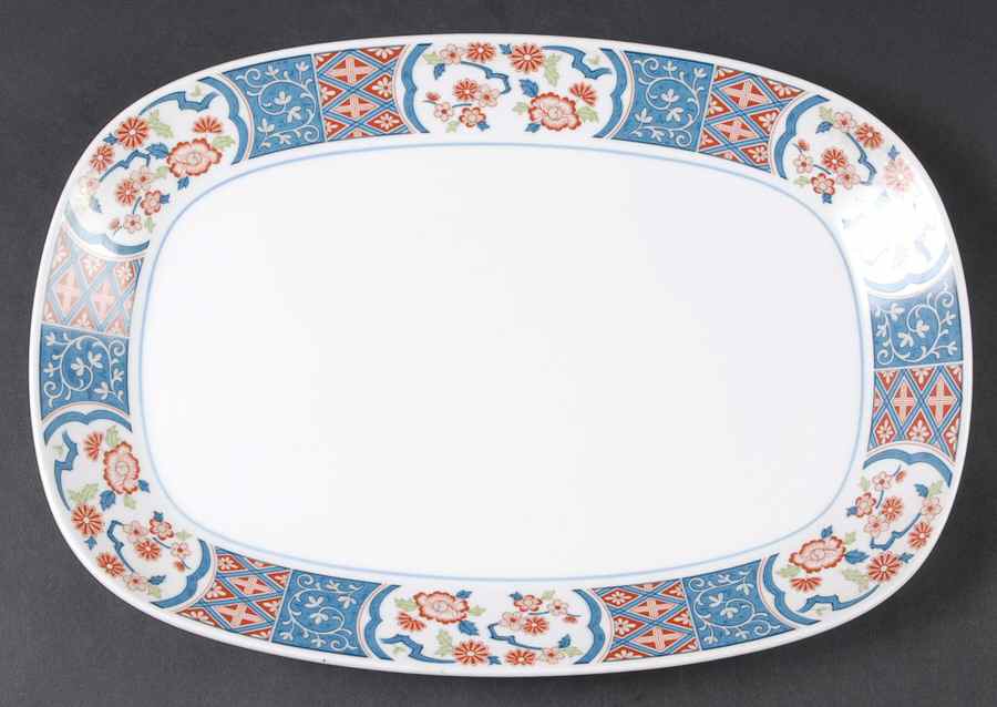 Ming Garden 13" Oval Serving Platter by Noritake-1