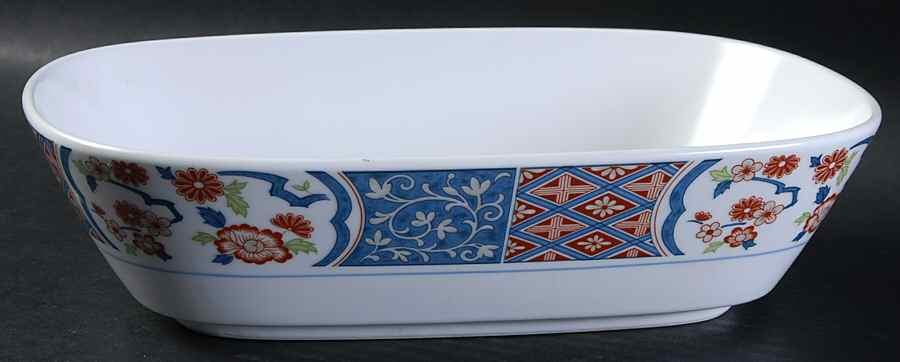 Ming Garden 9" Oval Vegetable Bowl by Noritake-1