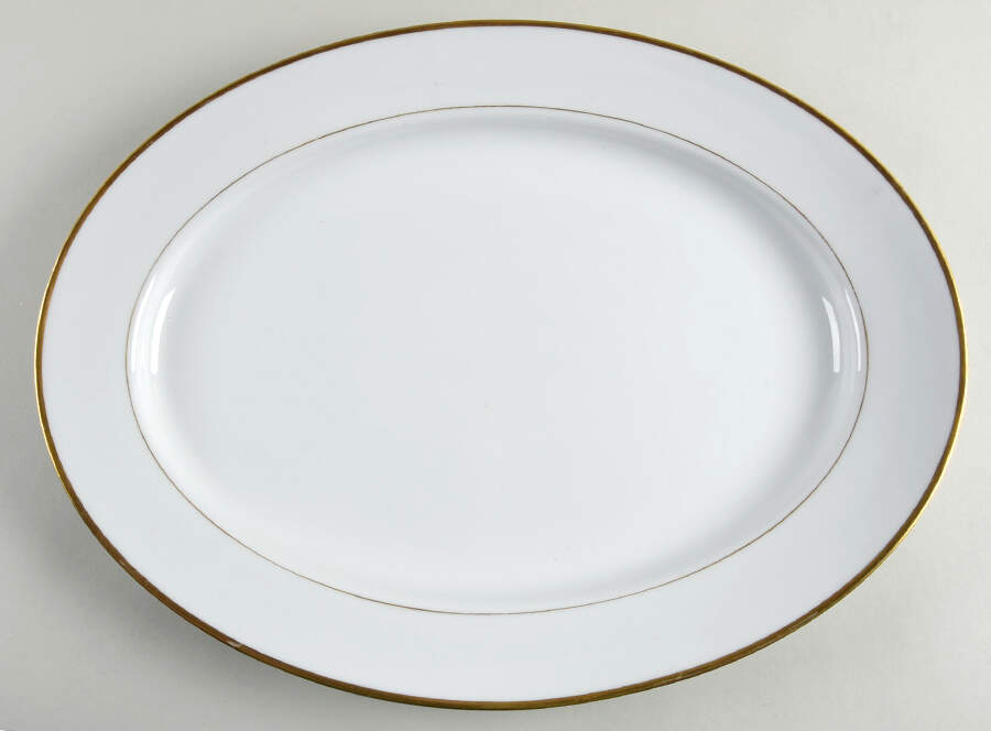 The Mikado 18" Oval Serving Platter by Noritake-1