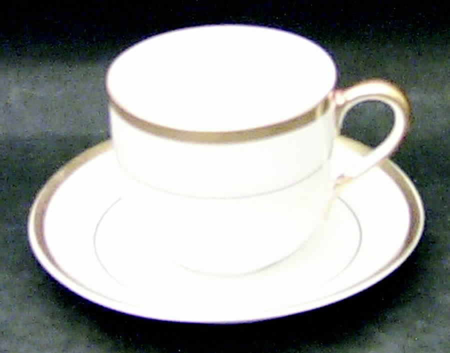 The Mikado Flat Demitasse Cup & Saucer Set by Noritake-1