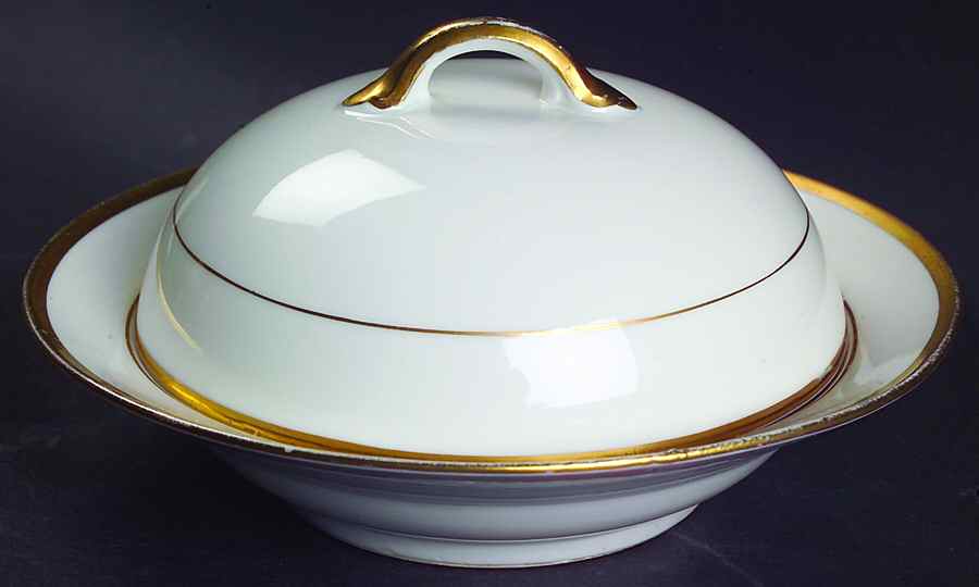 The Mikado Round Covered Butter by Noritake-1