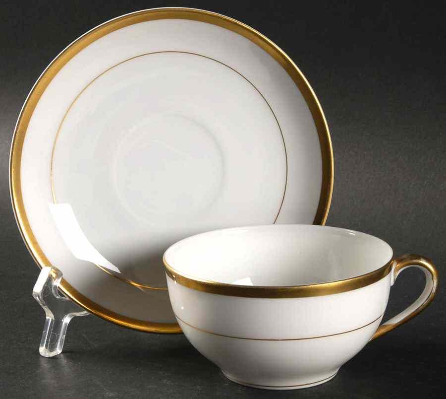 The Mikado Flat Cup & Saucer Set by Noritake-1