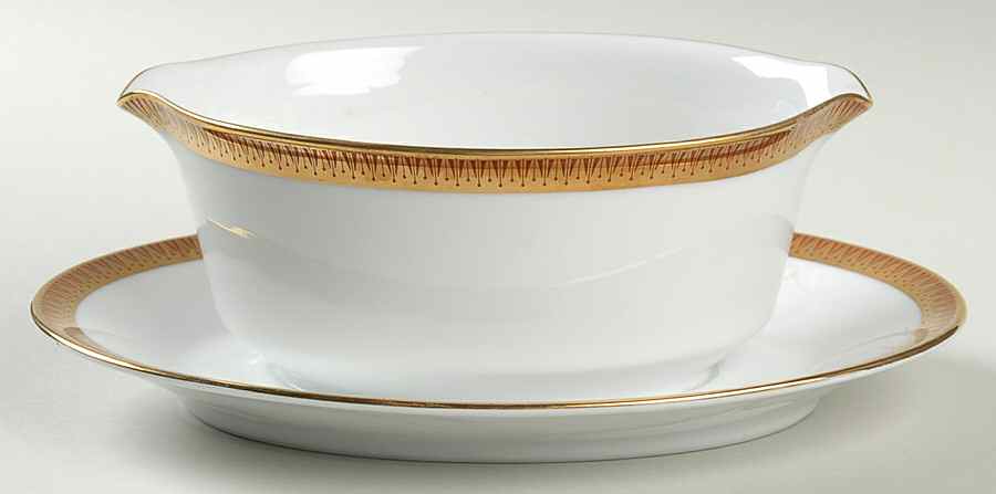 Milton Gravy Boat with Attached Underplate by Noritake-1