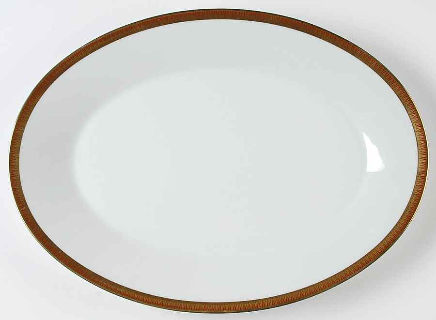 Milton 16" Oval Serving Platter by Noritake-1