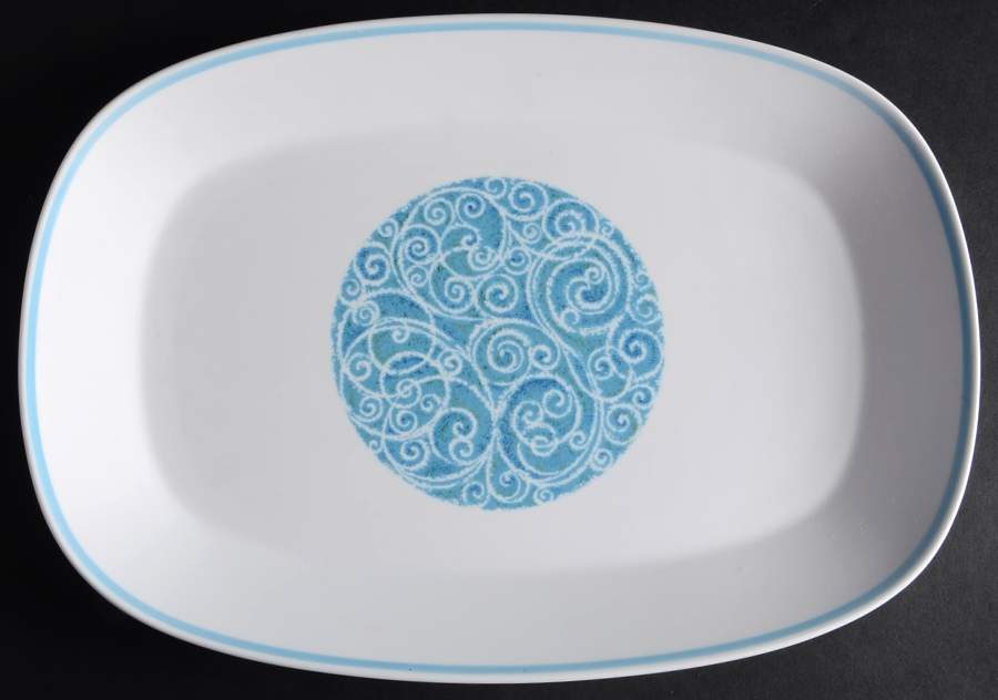 Milburn 13" Oval Serving Platter by Noritake-1