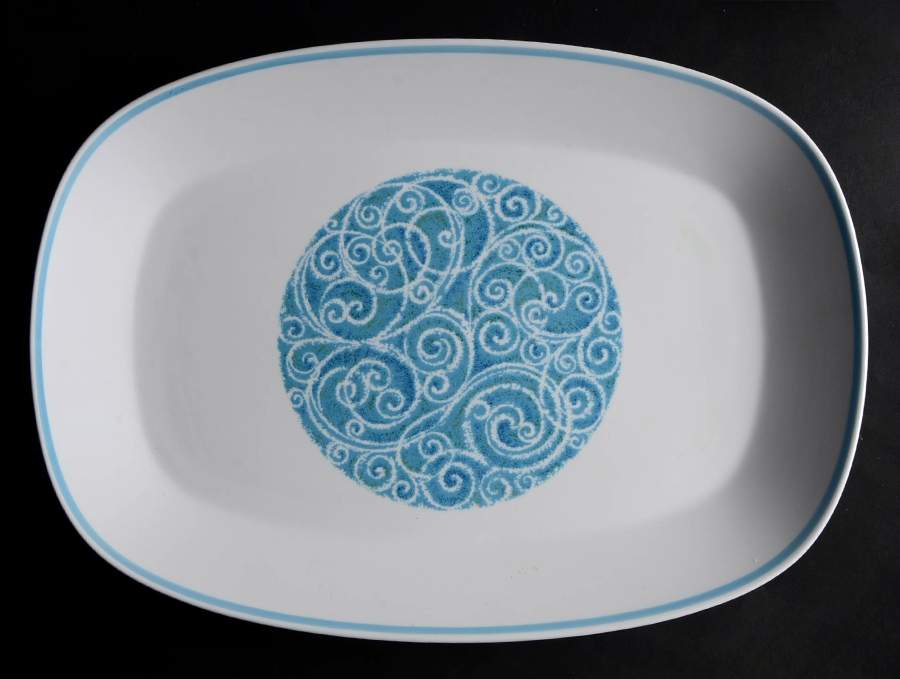 Milburn 15" Oval Serving Platter by Noritake-1