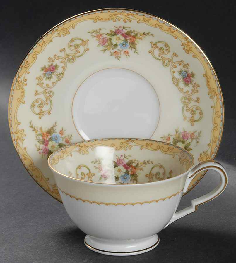 Mildred Footed Cup & Saucer Set by Noritake-1