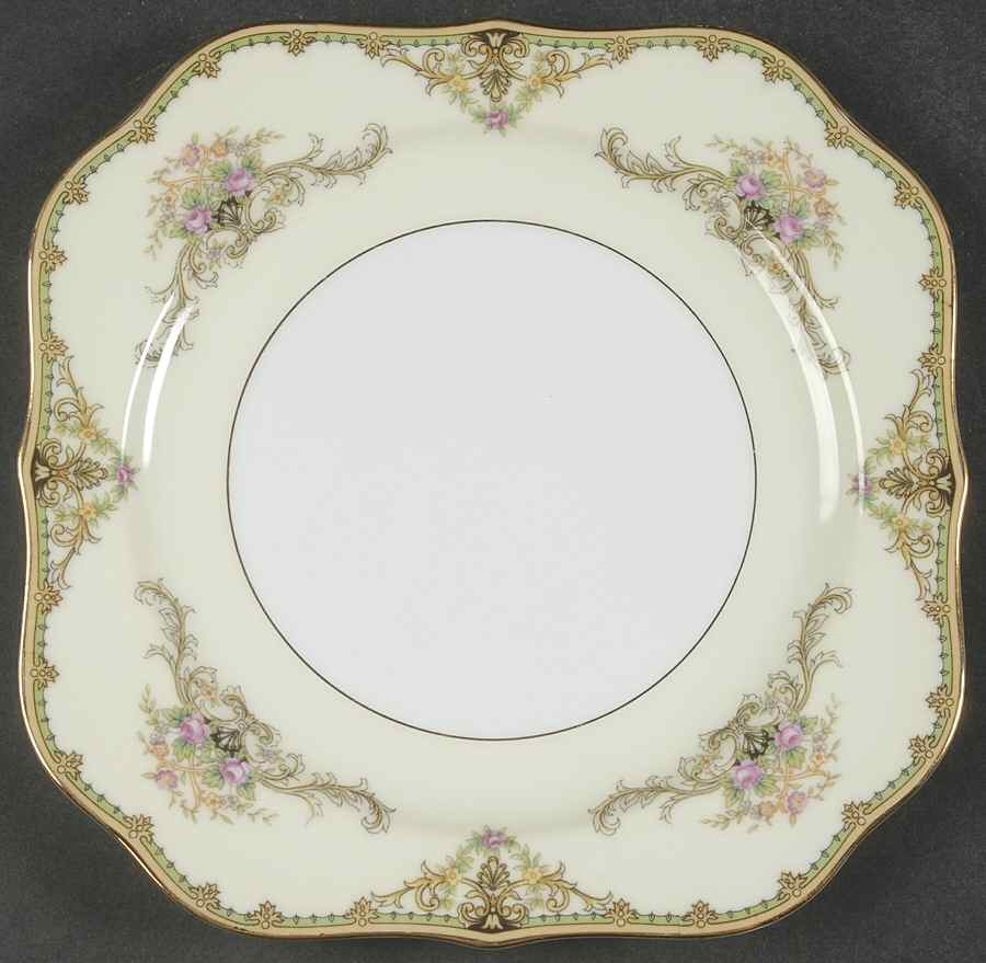 Milford (Patent 89486 or No #) Square Salad Plate by Noritake-1