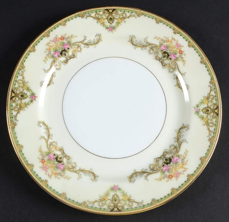Milford (Patent 89486 or No #) Salad Plate by Noritake-1