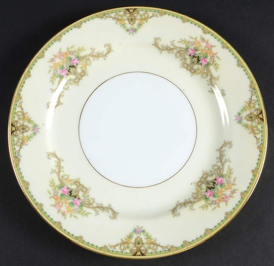 Milford (Patent 89486 or No #) Luncheon Plate by Noritake-1