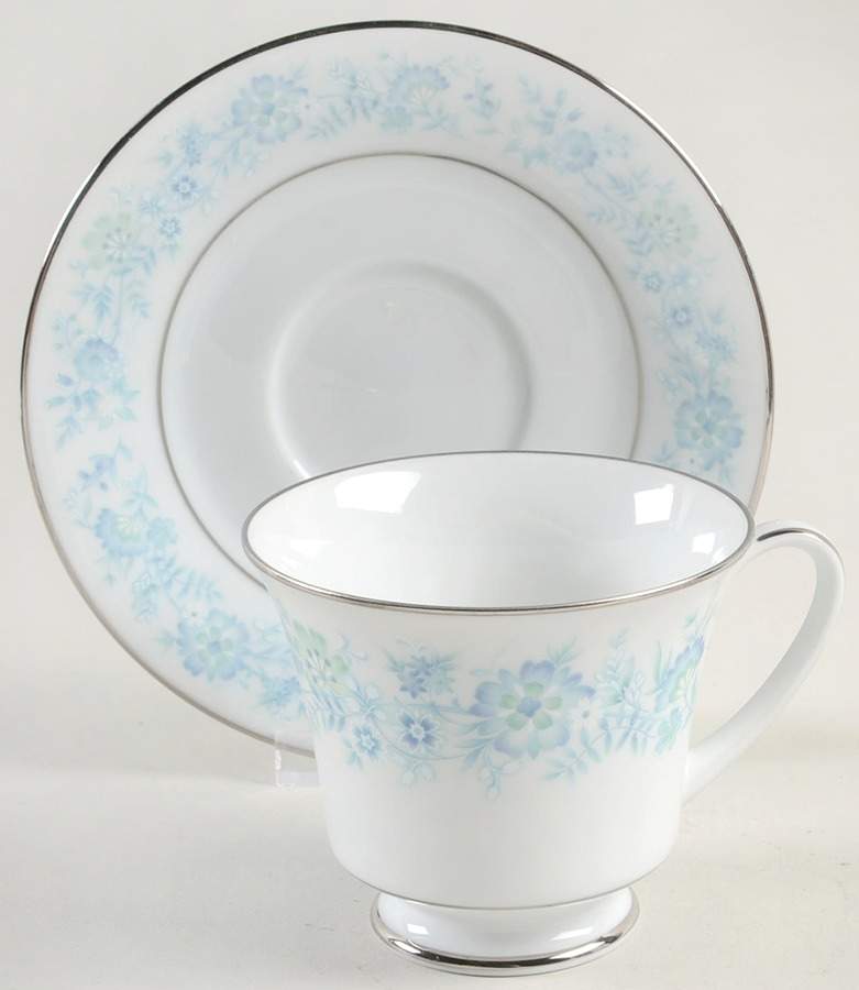 Milford (2227) Footed Cup & Saucer Set by Noritake-1