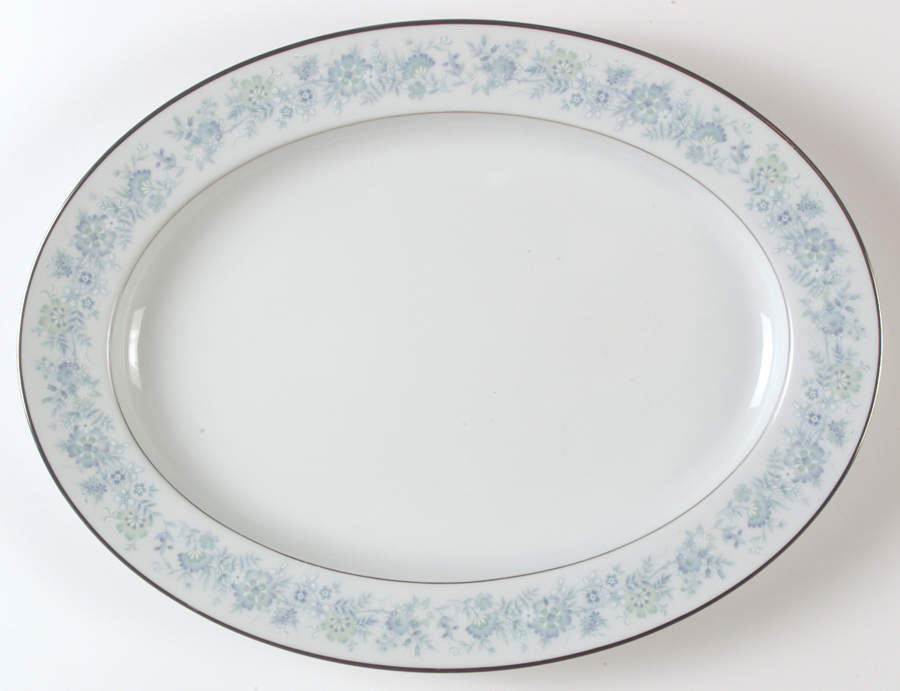 Milford (2227) 16" Oval Serving Platter by Noritake-1