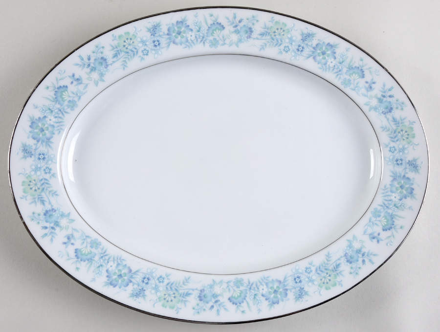 Milford (2227) 13" Oval Serving Platter by Noritake-1