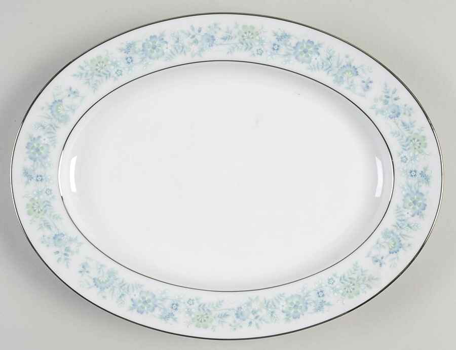 Milford (2227) 11" Oval Serving Platter by Noritake-1
