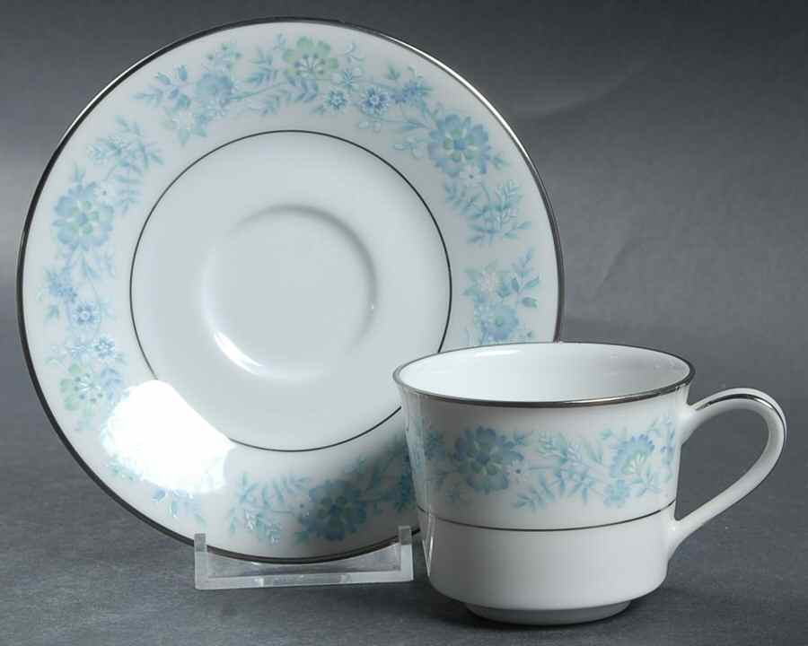 Milford (2227) Footed Demitasse Cup & Saucer Set by Noritake-1