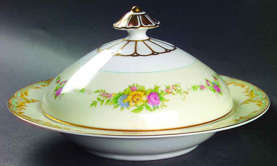 Milroy Round Covered Butter by Noritake-1