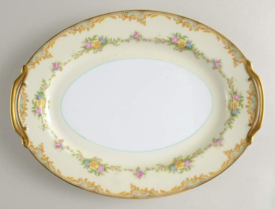 Milroy 13" Oval Serving Platter by Noritake-1