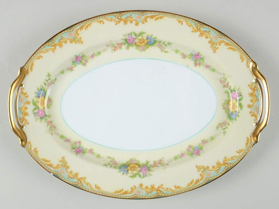 Milroy 10" Oval Serving Platter by Noritake-1