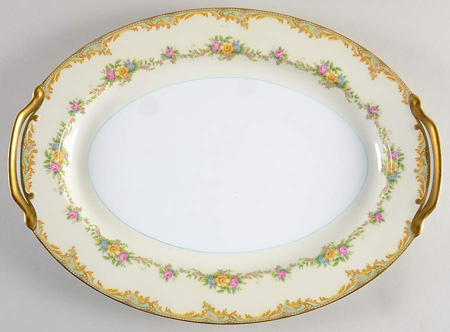Milroy 16" Oval Serving Platter by Noritake-1