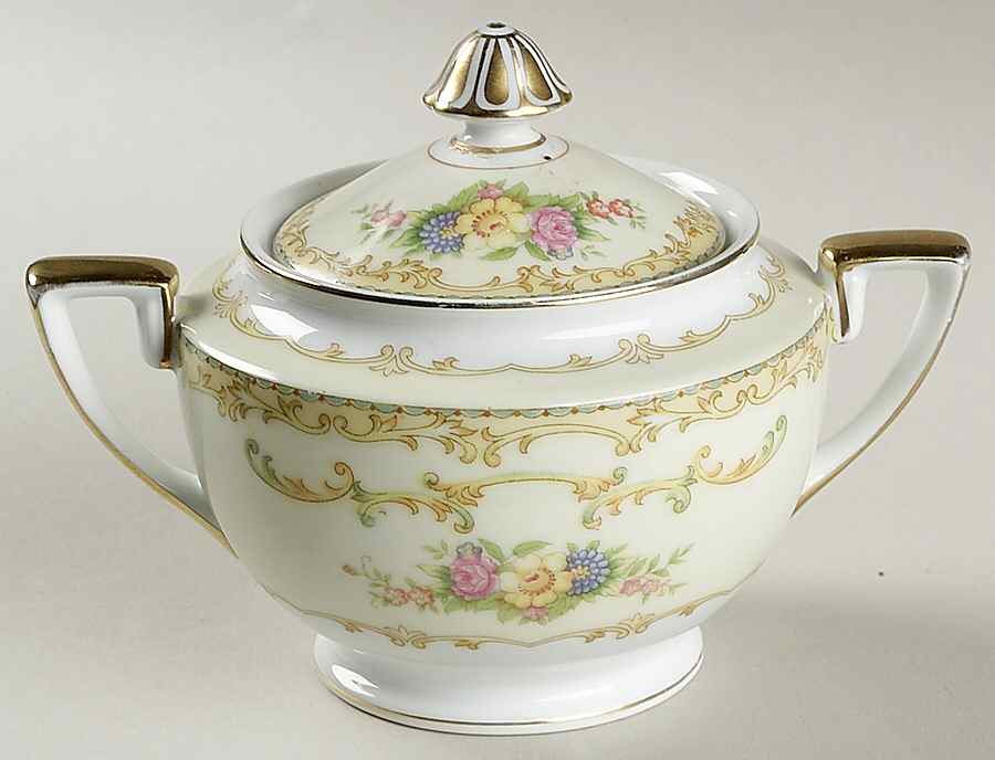 Mimi Sugar Bowl & Lid by Noritake-1